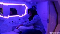 Foto: Hotel ini jadi jawaban bagi traveler yang takut terlambat atau ketinggalan pesawat. Siapapun dapat menunggu penerbangan tanpa takut tertinggal karena macet sebab hotelnya ada di dalam kawasan bandara. (Masaul/detikTravel)
