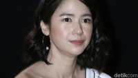 Laura Basuki saat ditemui di acara film DOA di kawasan Senayan, Jakarta Pusat pada Kamis (9/8) malam. Pool/Palevi S/detikFoto.