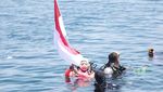 Foto Persiapan Penyelam Wanita Pecahkan Rekor MURI di Manado