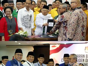 Adu Kuat Jokowi-Prabowo di 2 Lembaga Survei