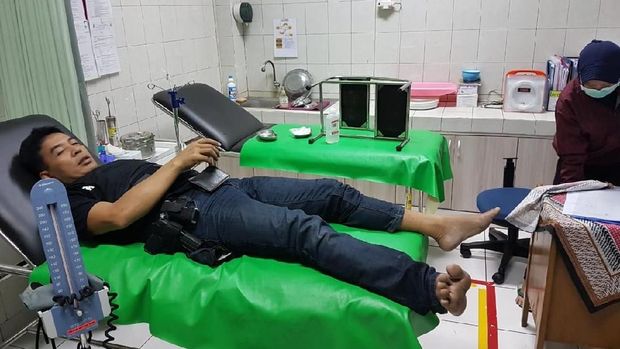 Polisi terluka saat menangkap pelaku