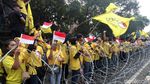 Pawai Pendukung Jokowi-Maruf Amin di KPU