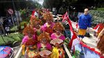 Pawai Pendukung Jokowi-Maruf Amin di KPU