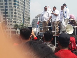 Di Hadapan Massa KSPI, Fadli: Prabowo Komitmen Bela Buruh!