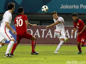 Hasil Sepakbola Asian Games 2018: Hong Kong Menang, Palestina Seri