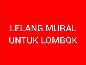 Yuk Seperti Omesh, Ikutan Lelang Mural untuk Lombok dari The Popo!