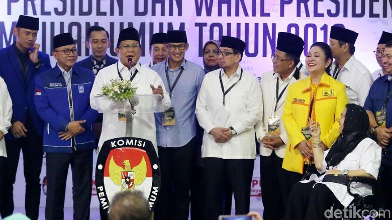 Kubu Prabowo-Sandi Mau Nomor Urut Berapa? Kubu Prabowo-Sandi Mau Nomor Urut Berapa?