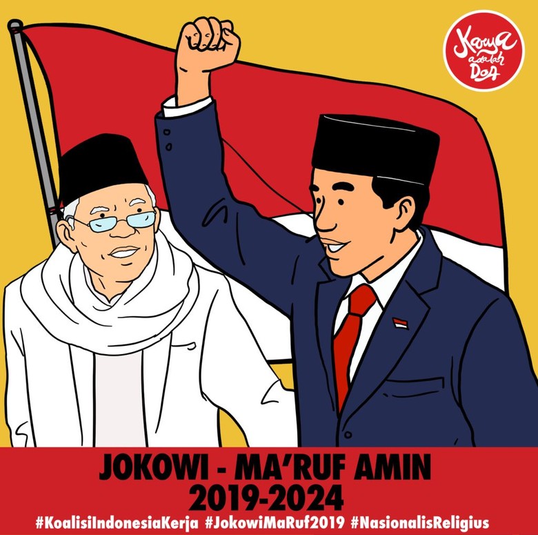 Hari Prast akan Buat Ilustrasi Jokowi Ma  ruf  Amin  Lebih 