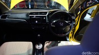 Interior Honda Brio terbaru. Honda meluncurkan Brio terbaru di GIIAS 2018. Foto: Ari Saputra