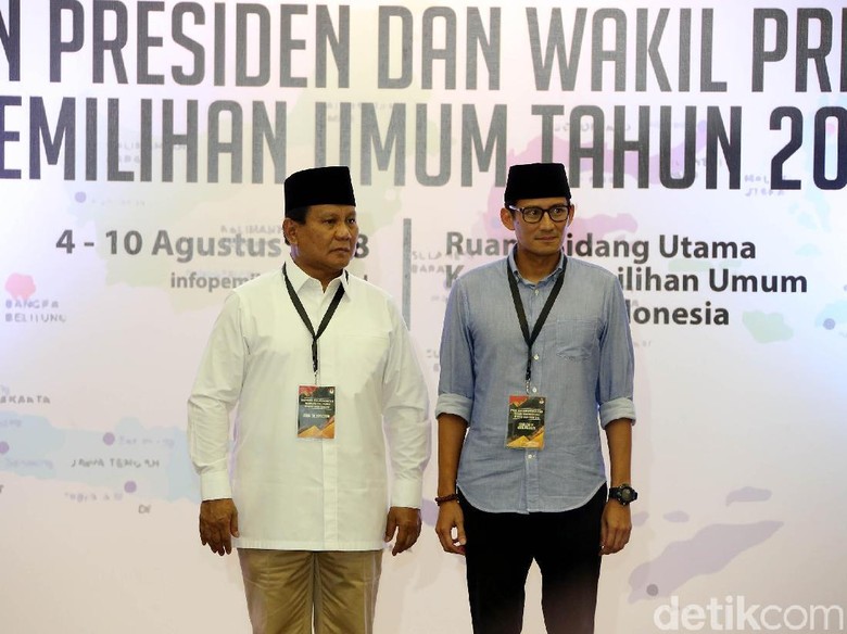 Tatap Debat, BPN: Prabowo-Sandi Sudah Ganteng dan Cerdas, Tak Perlu Dipoles Tatap Debat, BPN: Prabowo-Sandi Sudah Ganteng dan Cerdas, Tak Perlu Dipoles