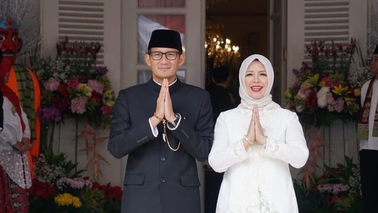 Uniknya Cara Sandiaga  Uno  Katakan Cinta pada Sang Istri