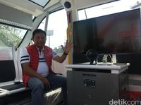 Penampakan Bus 'Hantu' Telkomsel di Asian Games 2018 