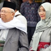 Pengumuman pencalonan wakil presiden Jokowi menarik perhatian pada hari Kamis (09/08/2018). Nama Ma’ruf Amin mengejutkan banyak pihak. Istri ketua Majelis Ulama Indonesia ini pun tak luput dari sorotan. Foto: Ist.