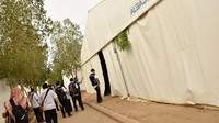 detikcom yang tergabung dalam Media Center Haji (MCH) berkesempatan mengecek persiapan tenda jemaah haji Indonesia di Arafah bersama Sri. (Foto: dok. Media Center Haji 2018)