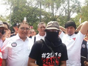 Ikut Kawal Prabowo, Fadli Zon-Ahmad Dhani Gabung Massa di Monas