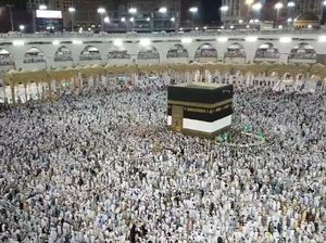 Membeludak! Jemaah Haji Padati Masjidil Haram