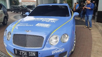 Digunakannya mobil super ini untuk menyoroti kemampuan Note 9 yang memiliki tenaga setara dengan mobil tersebut . (Foto: detikINET/Virgina Maulita Putri)