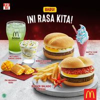 Meriahkan Hari Kemerdekaan Singapura, McDonald's Rilis Burger Rendang