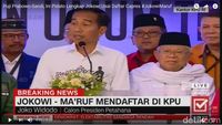 Membaca Ekspresi Jokowi dan Prabowo Usai Daftar Capres di KPU