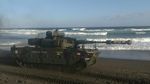 Tank Tempur Pindad Diuji Lewati Pasir Pantai