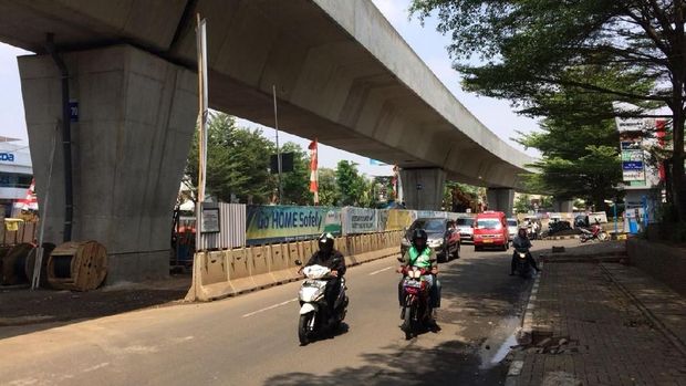Progres Pembangunan LRT Jakarta