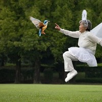 Kimiko menjadi viral setahun lalu sejak fotonya berkostum anjing, kodok sampai Harry Potter diposting di Instagram. Foto: Dok. Kimiko Nishimoto