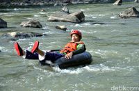 Seru-seruan River Tubing di Ciamis, Ini Tempatnya