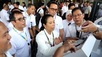 Menteri BUMN Rini Soemarno berharap peserta yang mengikuti program SMN 2018 bisa tumbuh menjadi sumber daya manusia (SDM) yang berkualitas dan bermanfaat bagi bangsa. Foto: dok. BUMN