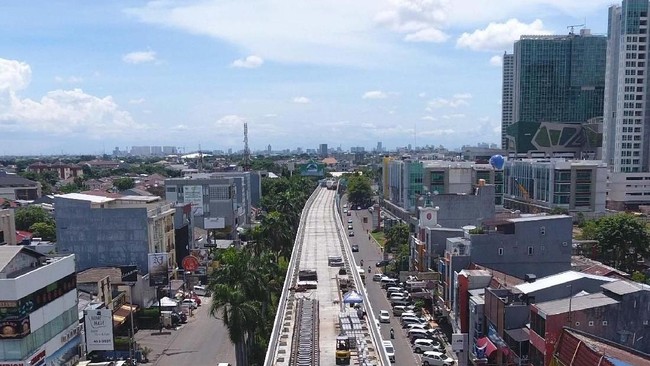 LRT Jakarta Baru Bisa Dipakai Awal 2019