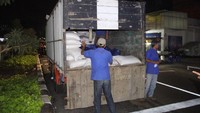 Penebaran dilakukan di Jembatan Tanah Tinggi Barat pada Rabu malam hari (8/08/2018) pukul 22.00 WIB sampai Kamis dini hari pukul 01.00 WIB (9/08/2018). Foto: Dok. Kementerian PUPR