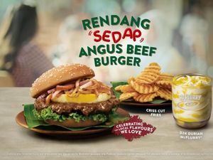 Meriahkan Hari Kemerdekaan Singapura, McDonalds Rilis Burger Rendang
