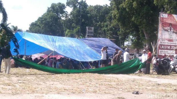 Gempa Lombok, Warga Masih Trauma Pulang ke Rumah