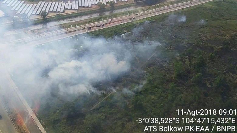 Pembukaan Lahan Jadi Sebab Kebakaran Dekat Apartemen Atlet Palembang