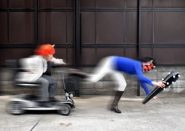 Kimiko juga mengajak orang terdekatnya untuk menciptakan foto yang lucu. Foto: Dok. Kimiko Nishimoto