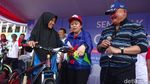 Puan Jalan Sehat Bersama 15 Ribu Pelajar di Sumsel