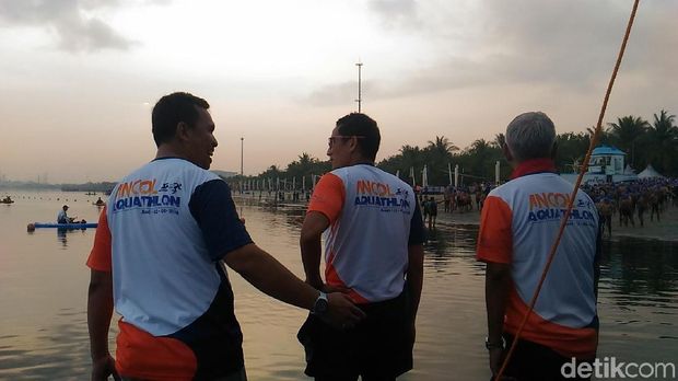 Sandiaga hanya ikut lari 5 km