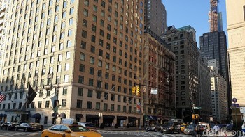 Taxi cab New York yang iconic dalam mode Auto hasilnya tidak blur walaupun sedang bergerak Foto: detikINET/Meliyanti Setyorini