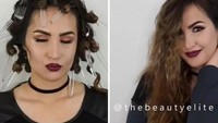 Nah, kali ini garpunya bukan jadi alat make up tapi jadi penata rambut. Dengan menggulung rambut pada ujung garpu, Anda bisa mendapatkan rambut keriting cantik. Foto: Istimewa