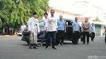 Foto: Beda Gaya Pakaian Jokowi-Maruf saat Tes Kesehatan di RSPAD