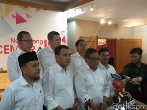 Gelar Rapat, Sekjen Parpol Koalisi Jokowi Kompak Berkemeja Putih