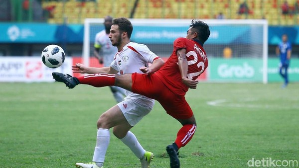 Palestina Tumbangkan Laos