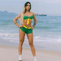 Paula adalah kontestan Miss Bumbum 2018, ajang kecantikan yang memperebutkan gelar bokong terseksi. Nama Paula sempat jadi viral karena latar belakangnya. Foto: Dok. Instagram