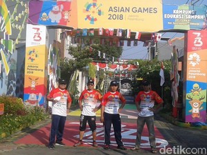 Agustusan, Kampung di Sidoarjo Ini Bertema Asian Games