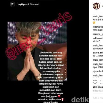 Robby Purba dan Roy Kiyoshi Saling Perang di Medsos