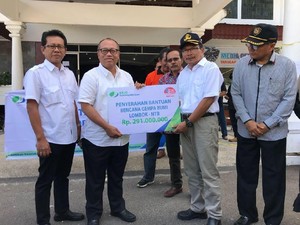 BPJS TK Santuni Korban Gempa Lombok yang Tewas Saat Bekerja