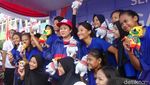 Puan Jalan Sehat Bersama 15 Ribu Pelajar di Sumsel
