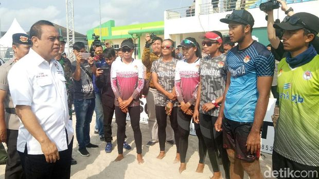 CdM Indonesia Tengok Kesiapan Atlet Asian Games di Jakabaring