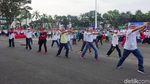 Puan Jalan Sehat Bersama 15 Ribu Pelajar di Sumsel
