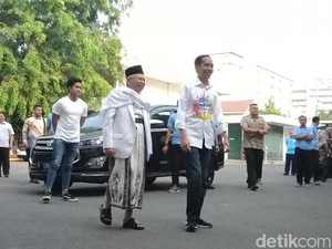 Tes Kesehatan, Jokowi: Saya dan Pak Maruf Puasa dari Semalam