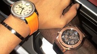 Kimmy juga mengunggah foto jam tangan mewah dari Rolex dengan berhiaskan berlian. Dok. Instagram/kimmyjayanti